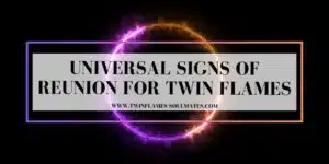 Universal Signs of Reunion For Twin Flames